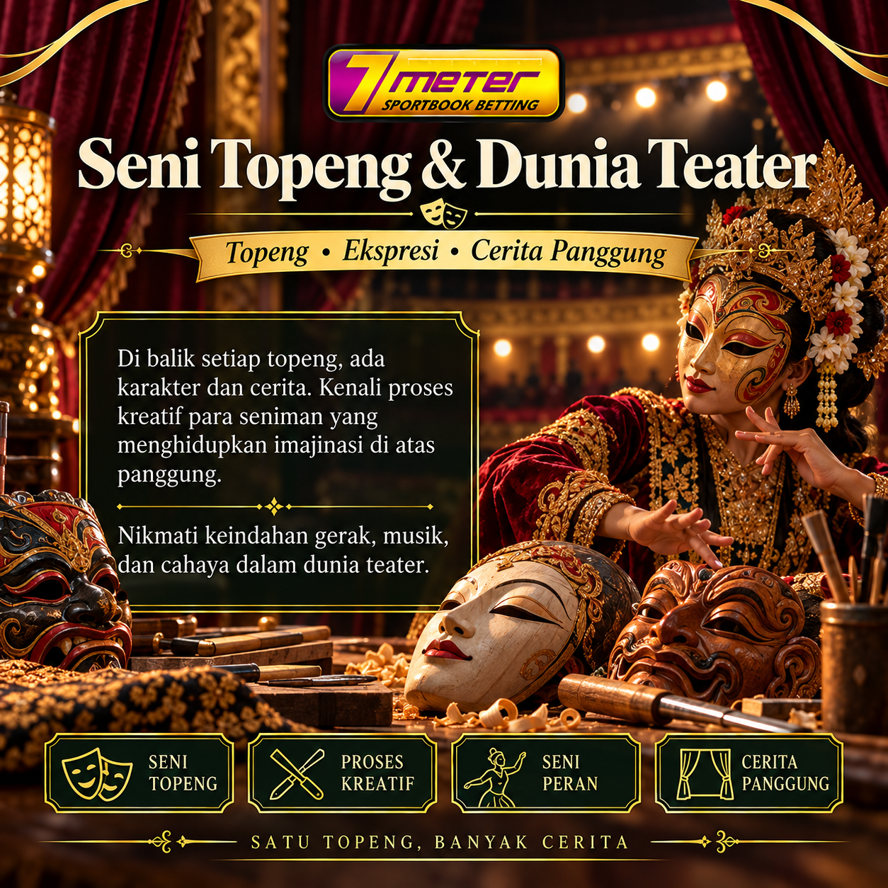 7METER - Seni Topeng dan Dunia Teater